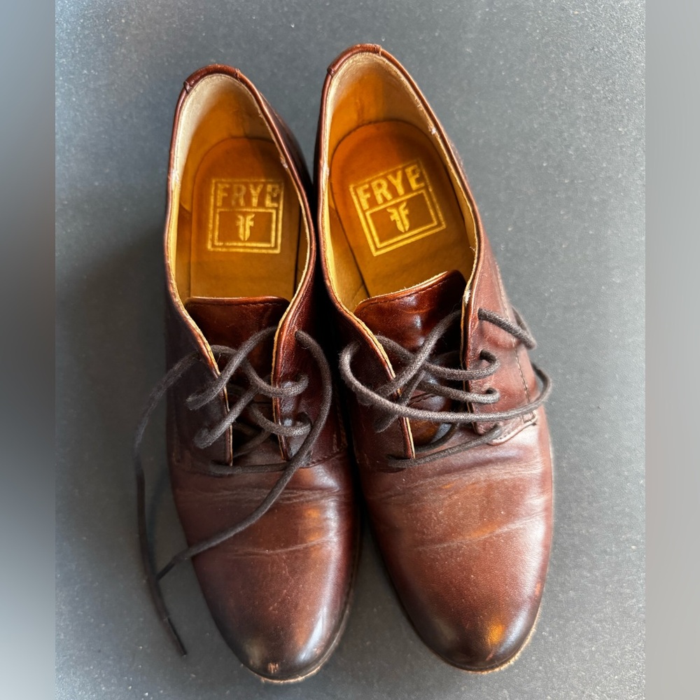 Frye Oxfords, Women, Size 7, chesnut brown